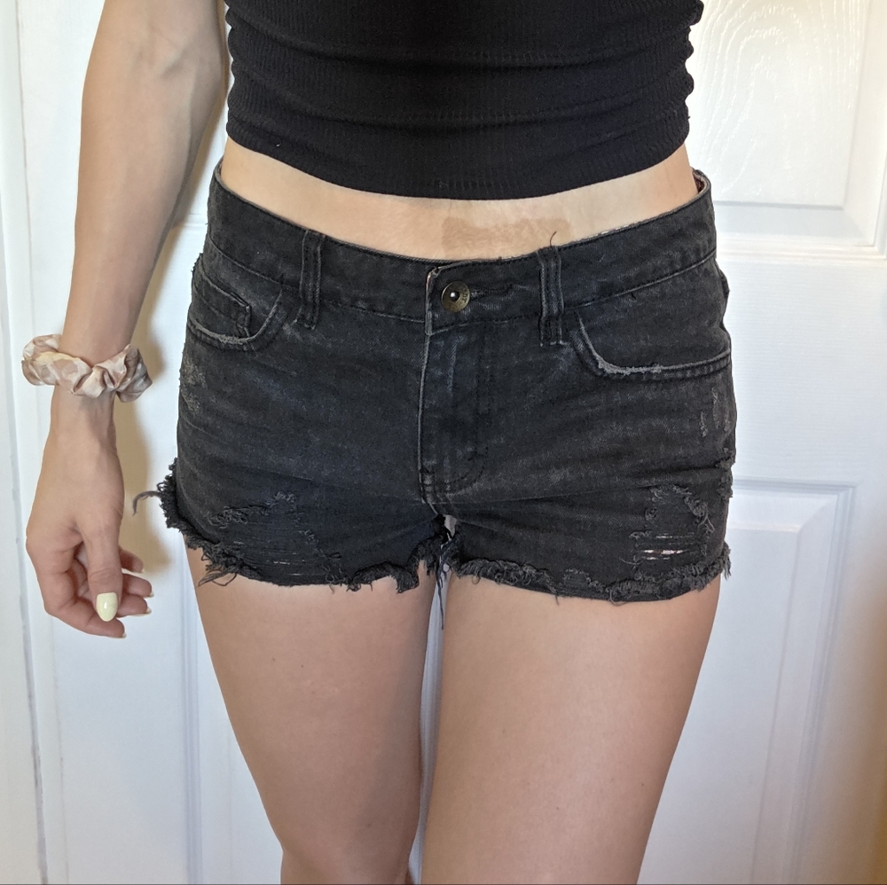 Element Black Jean Shorts